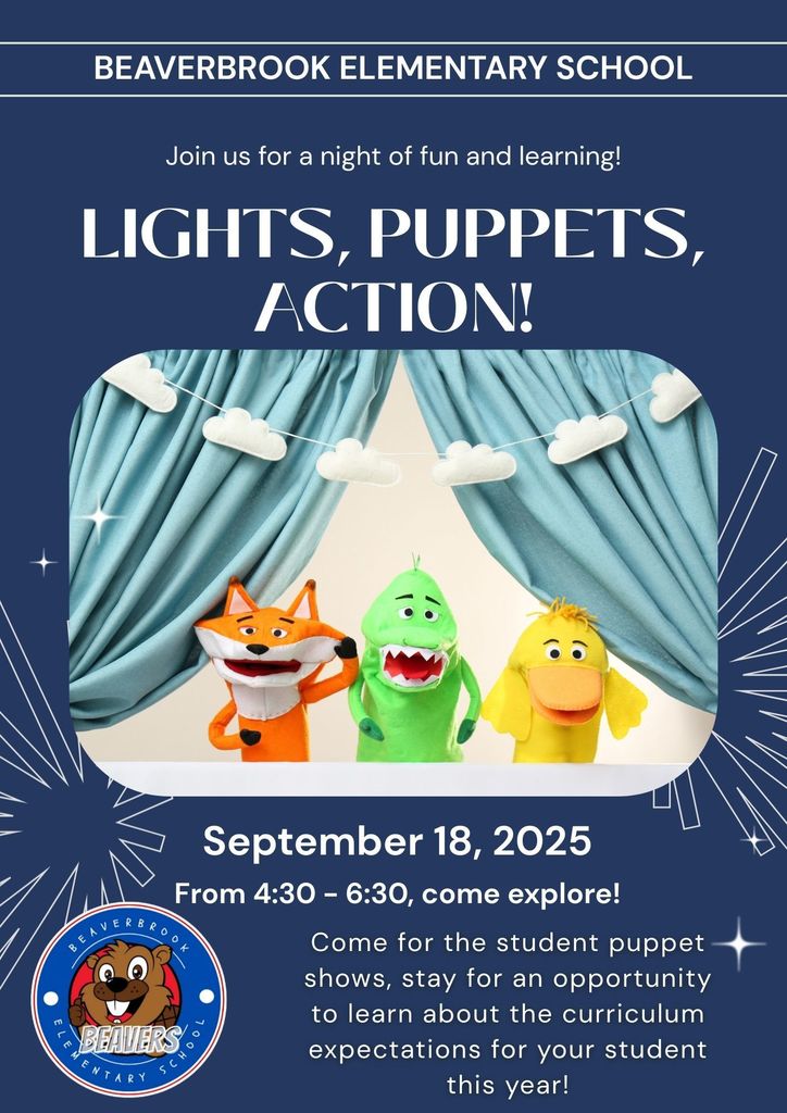 Puppet show and curriculum night