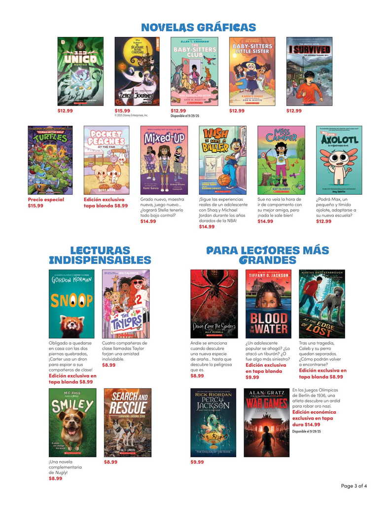 book fair flyer in Spanish
