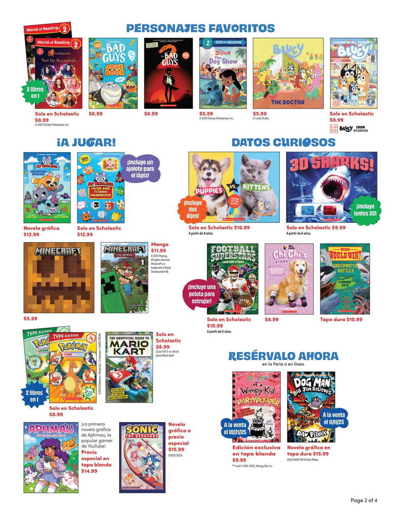 book fair flyer in Spanish