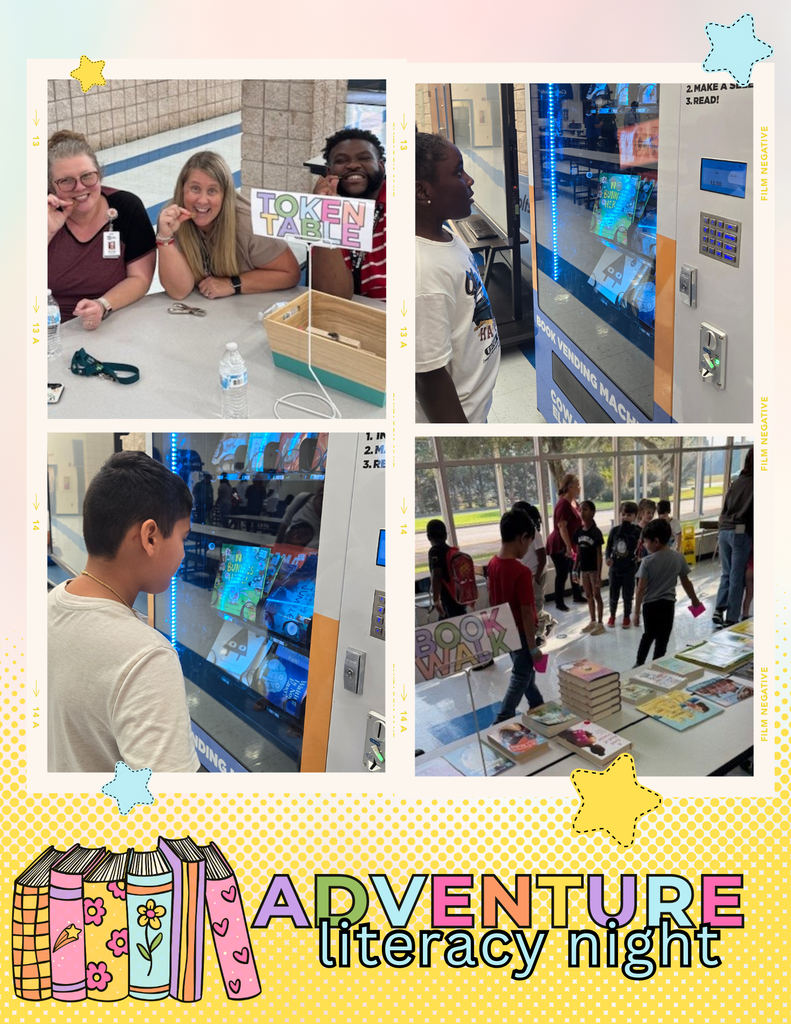 collage of pics for Adventure Literacy Night