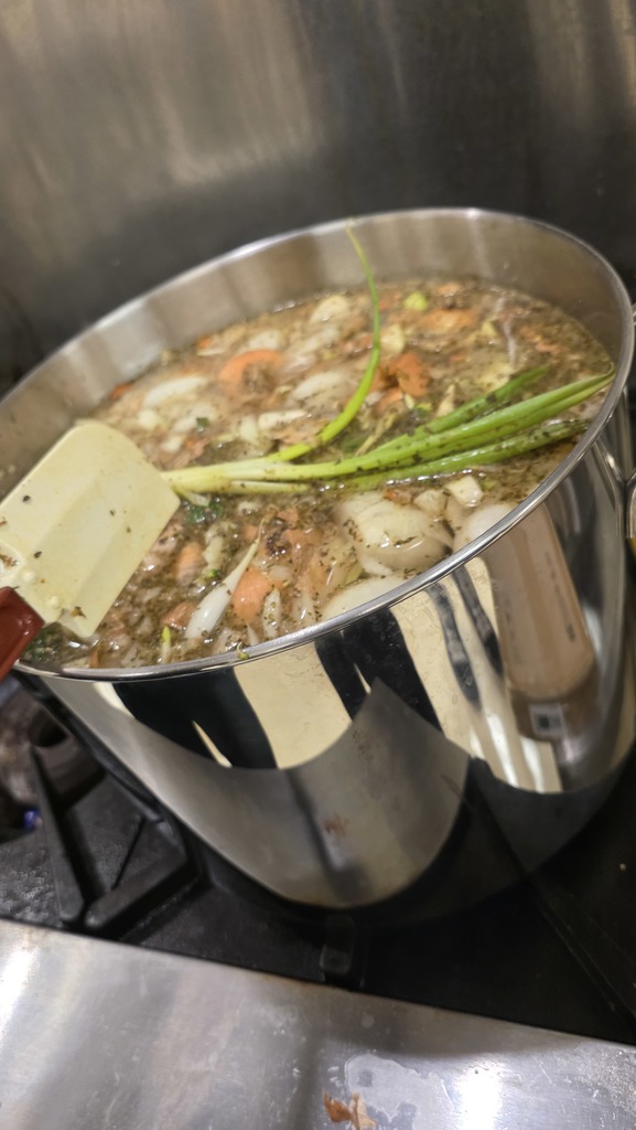 Vegetable stock made by students