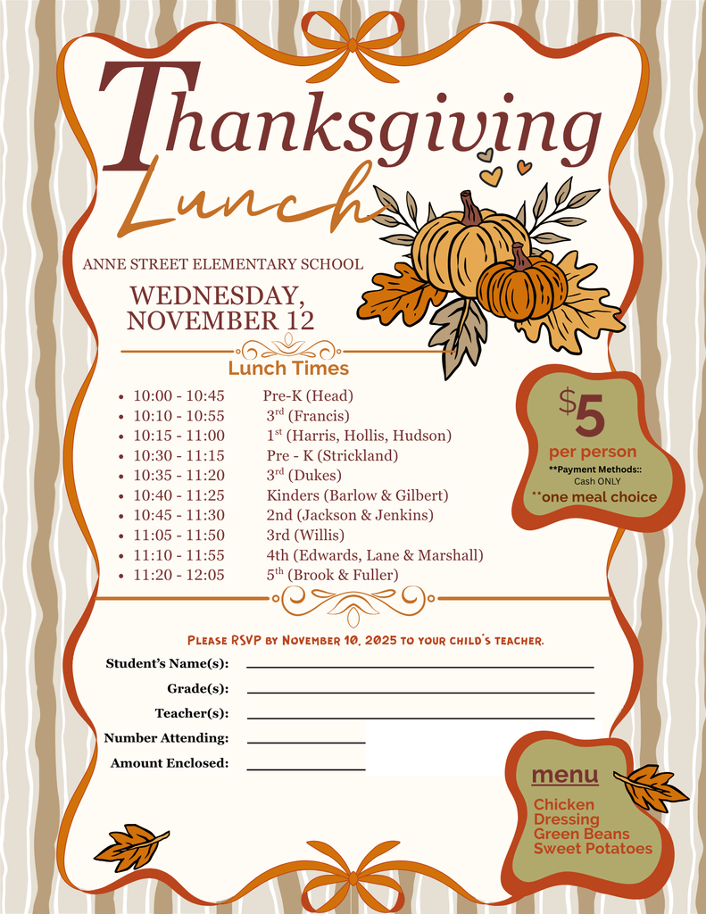 Thanksgiving Lunch flyer