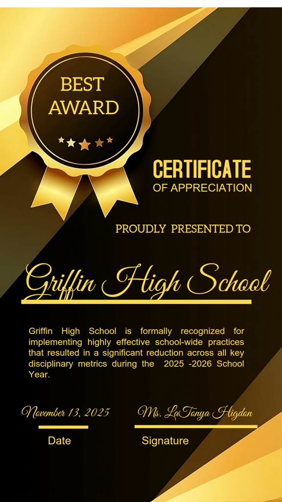 Copy of certificate of appreciation