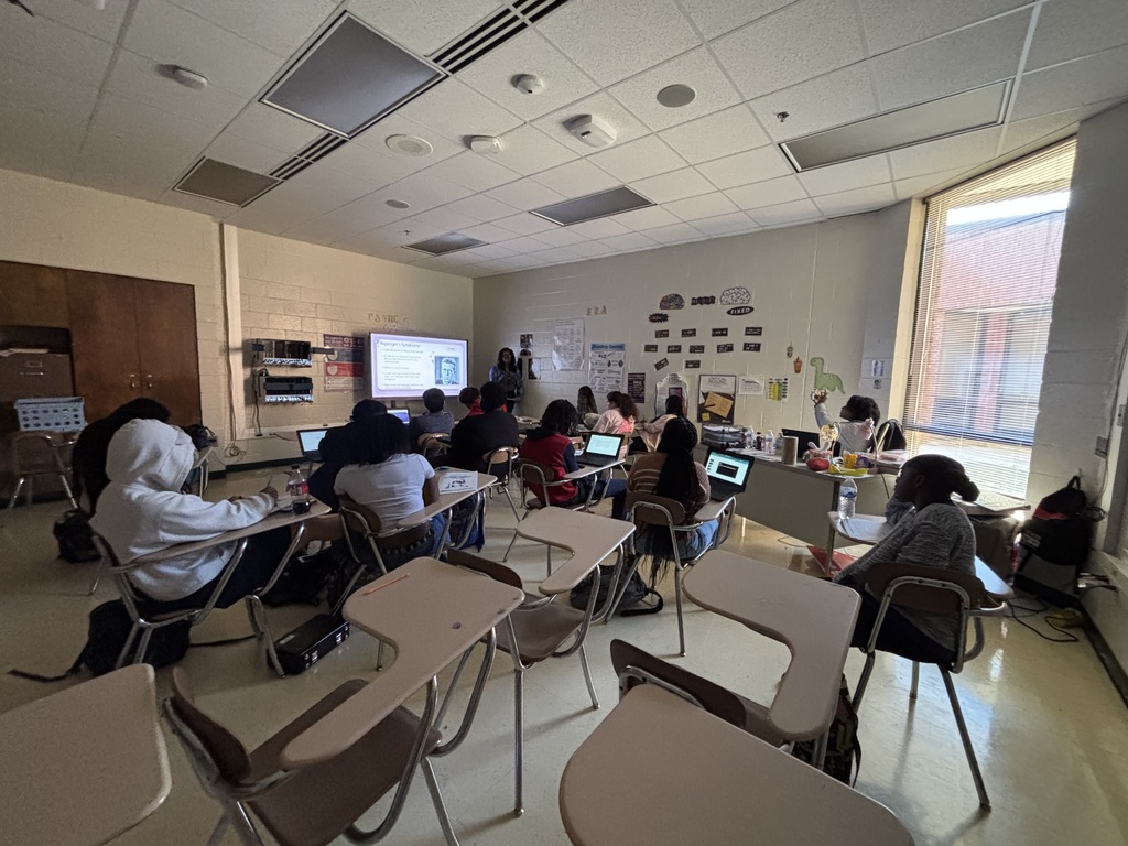 Deborah, an AP psych student, gives a presentation on psychological disorder