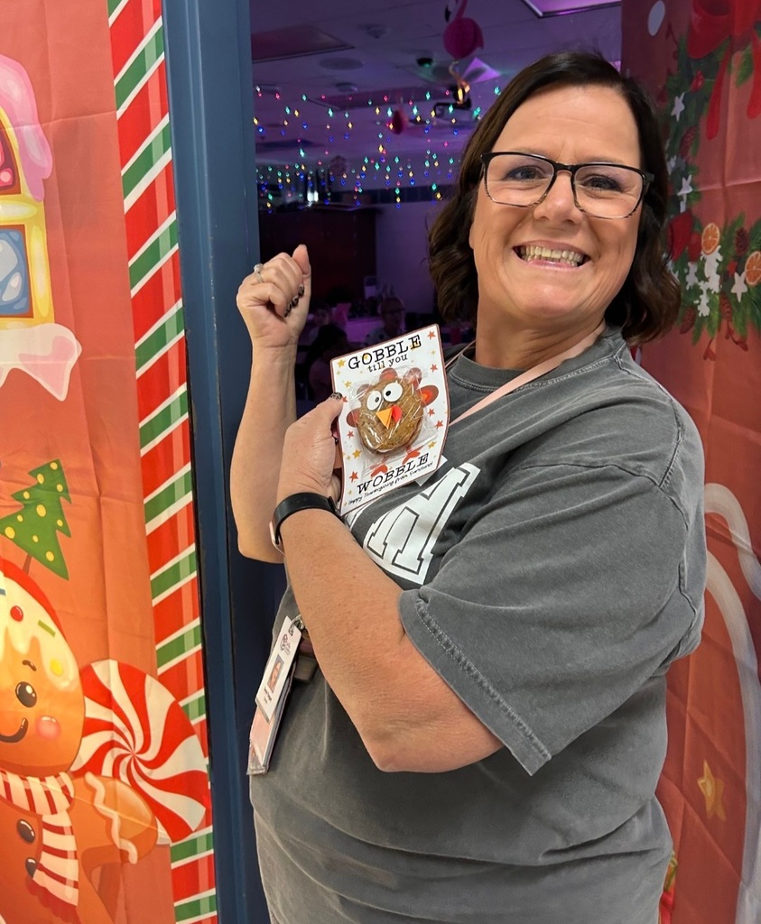 woman with turkey treat