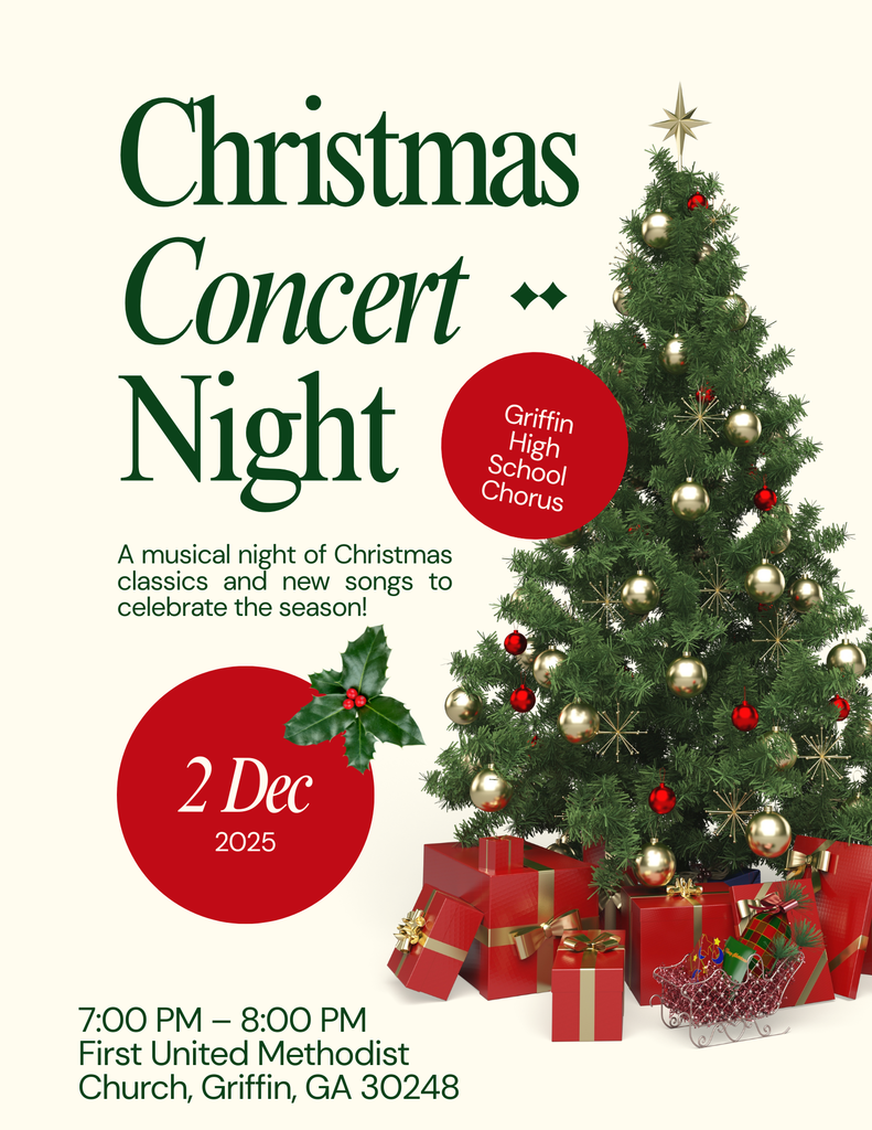 Flyer for Christmas Concert Night on Dec 2