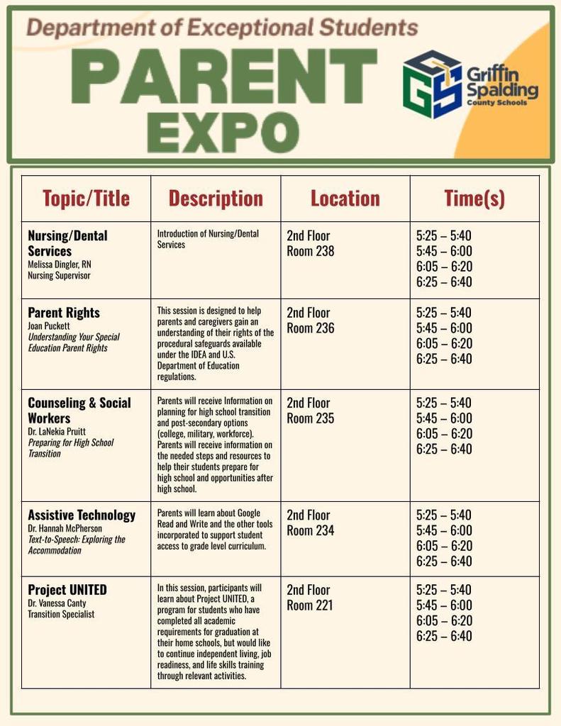 Parent Expo