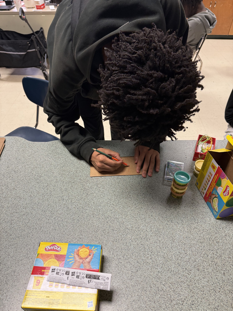 A student works on his game controller