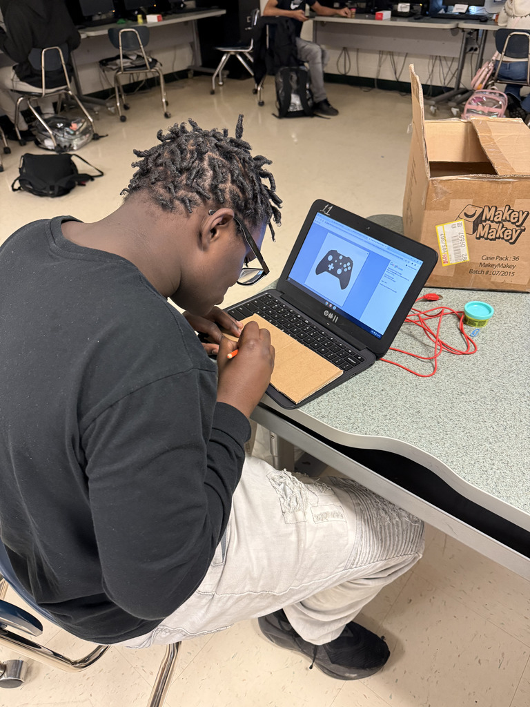 A student designs his game controller