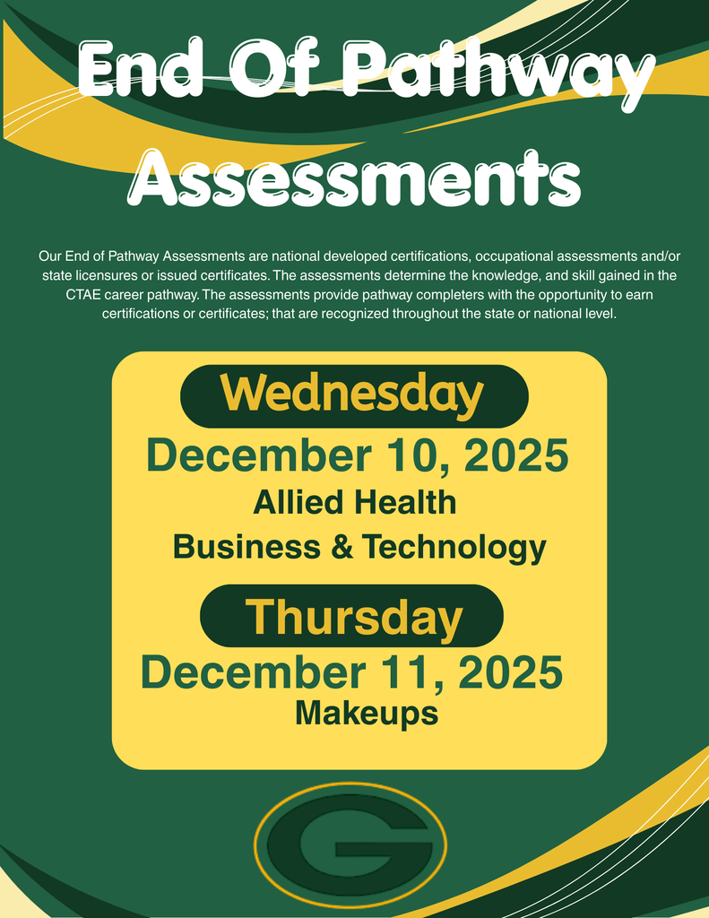 End of Pathways Assessment Flyer