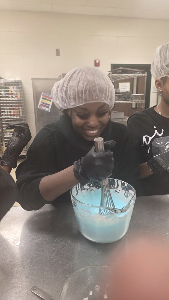 Culinary Arts is cooking gingerbread cookies