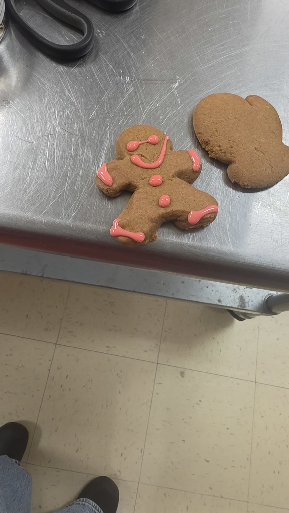 Culinary Arts is cooking gingerbread cookies