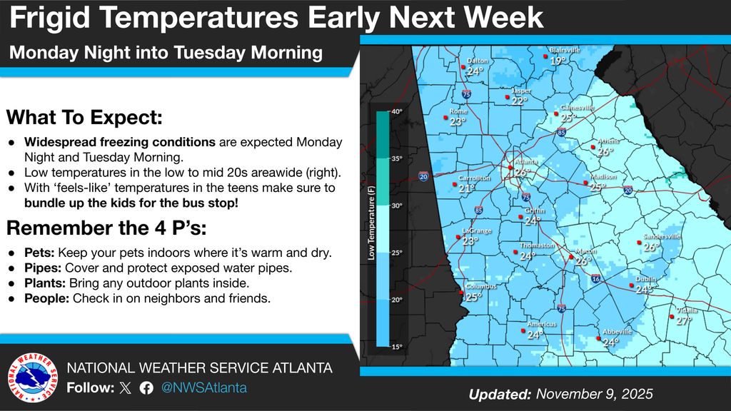 It's going to be cold