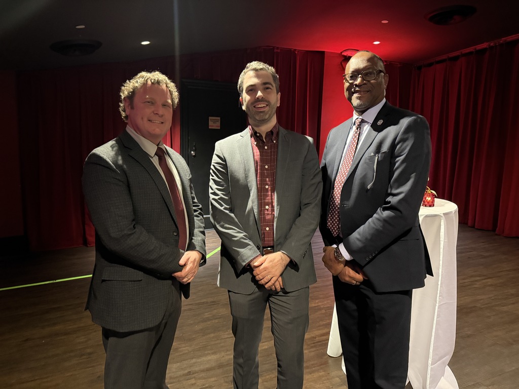 Adam Pugh and Dr. Donald Warren attended the event on behalf of GSCS