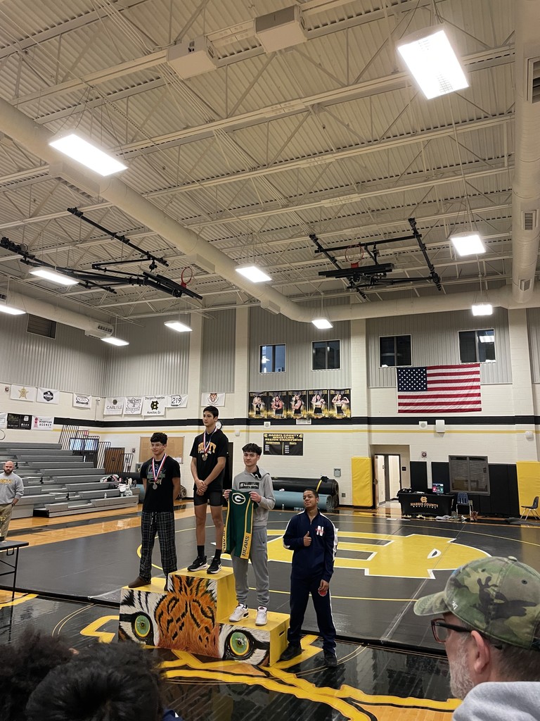 Junior Levi Carlisle on the 3rd place podium