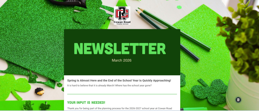 CRMS March Newsletter