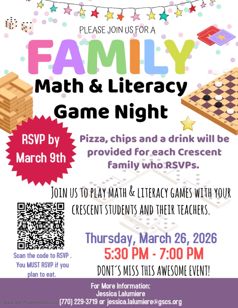 Math & Literacy Night Flyer