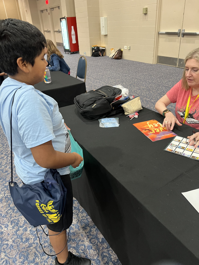 boy with author McCall Hoyle