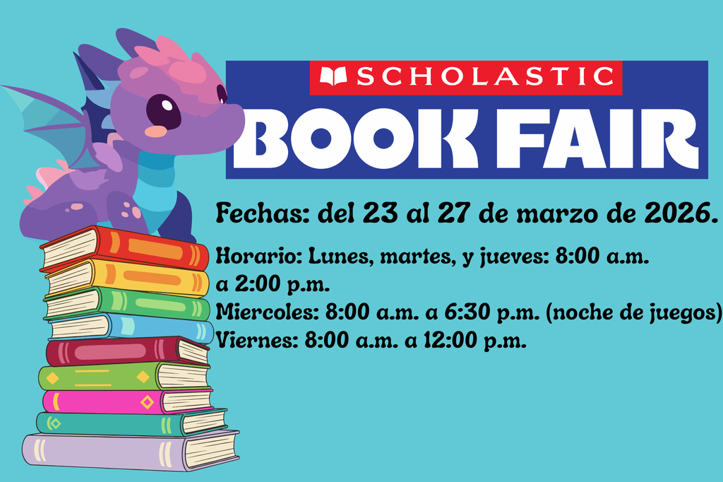 Book Fair dates/times in Spanish