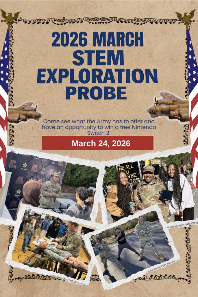 2026 March STEM Exploration probe: Come see what the army has to offer and have an opportunity to win a free Nintendo Switch 2 March 24, 2026