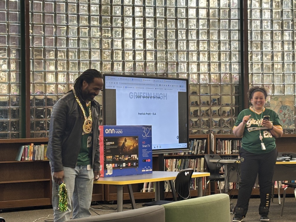 Patrick Pratt receives his teacher of the year medal