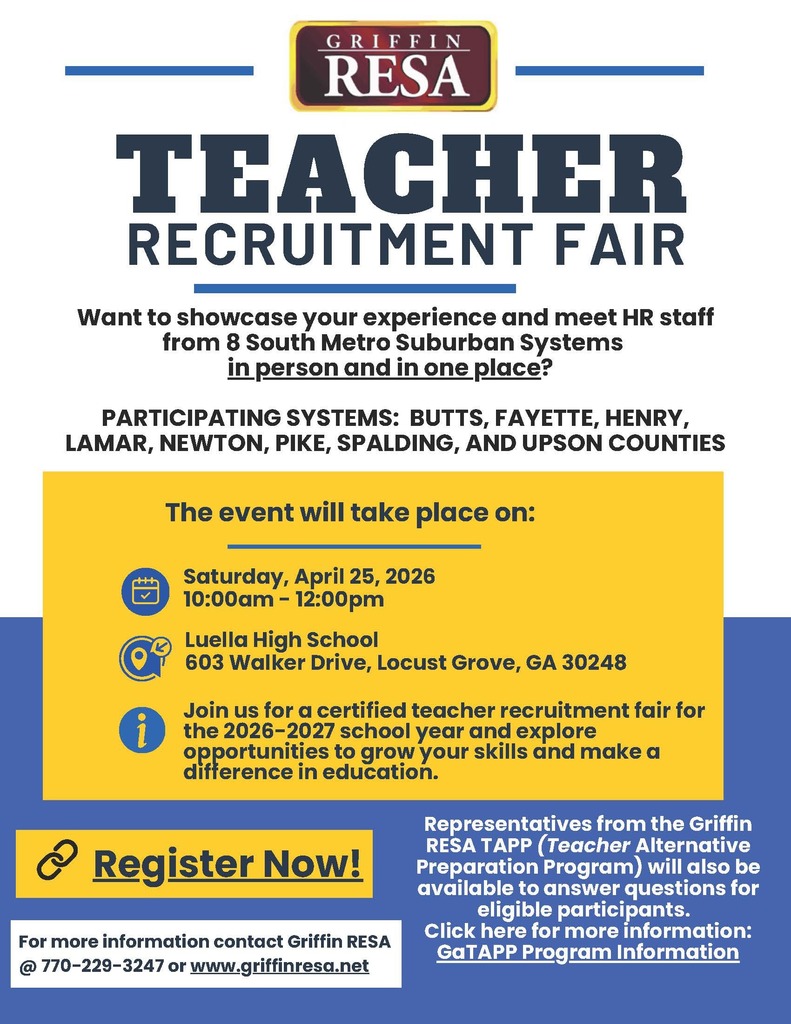 teacher recruitment fair April 25