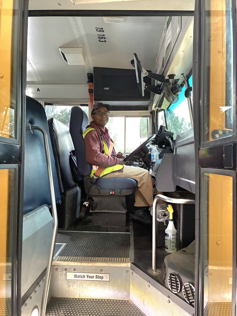 bus driver waving