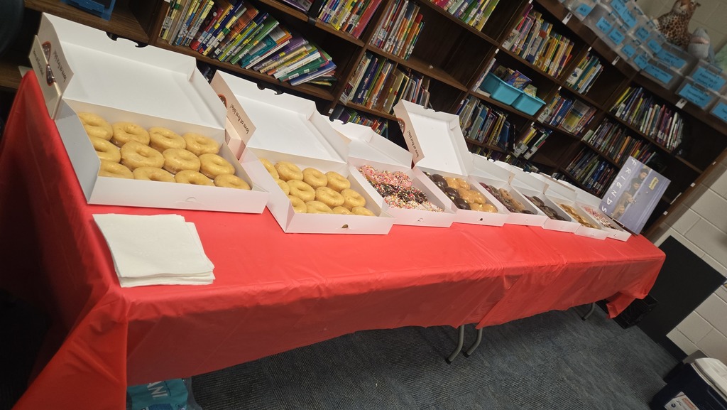 tables with lots of donuts