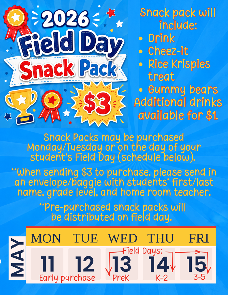 field day snack packs for sale, info in post