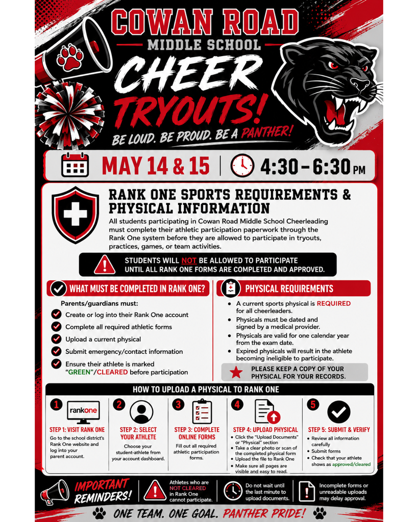 Cheerleading Tryouts Requirements