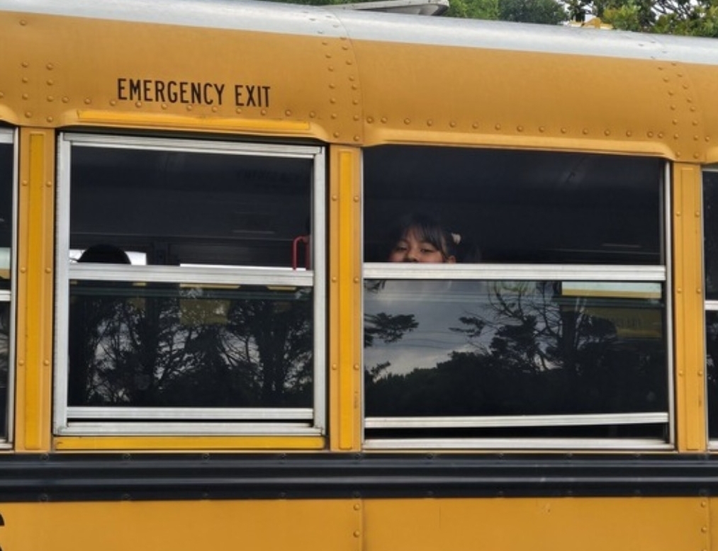 kids on bus