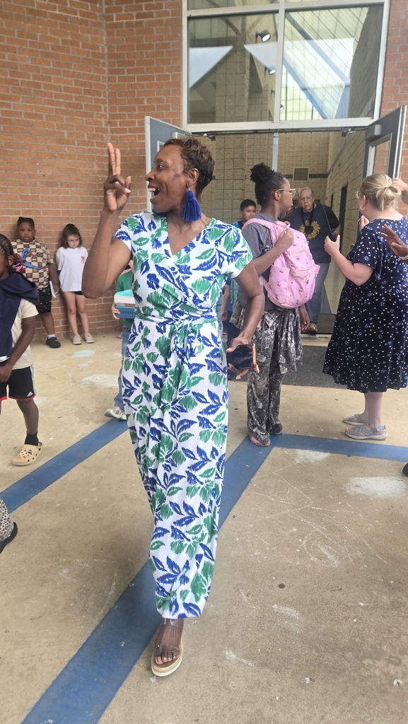 kids and teachers walking out