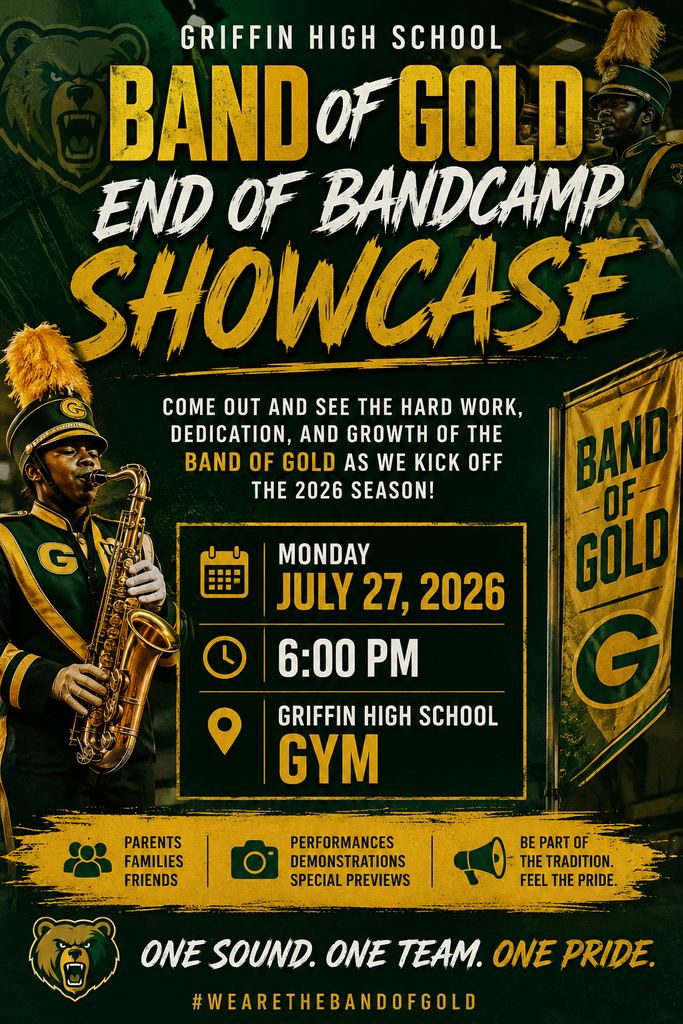 Band of gold end of bandcamp showcase Monday July 27 2026 at 6:00 PM in the GHS gym