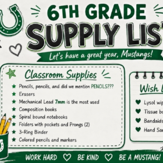 supply list