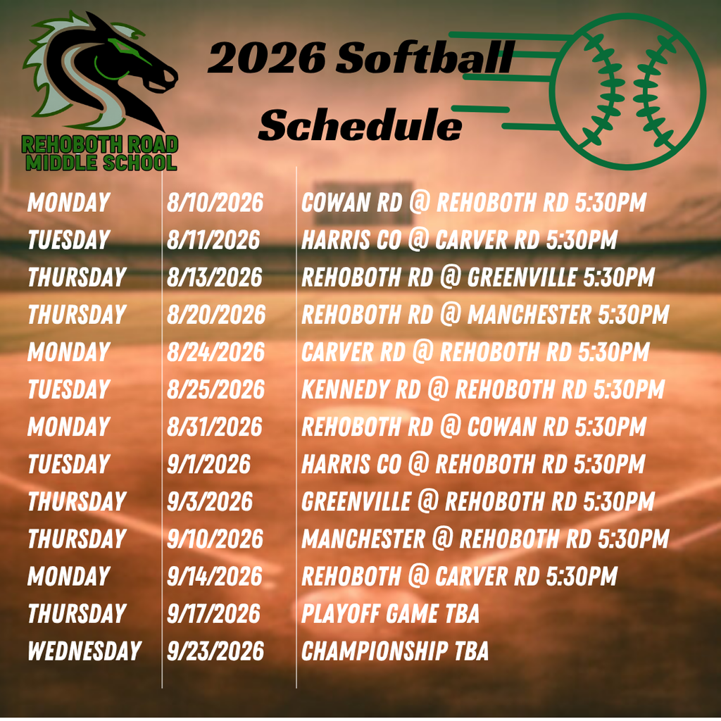 softball schedule