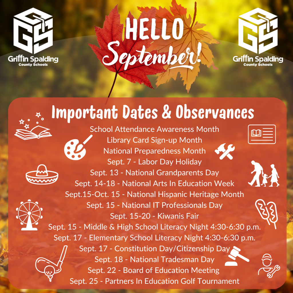 Sept. Celebrations
