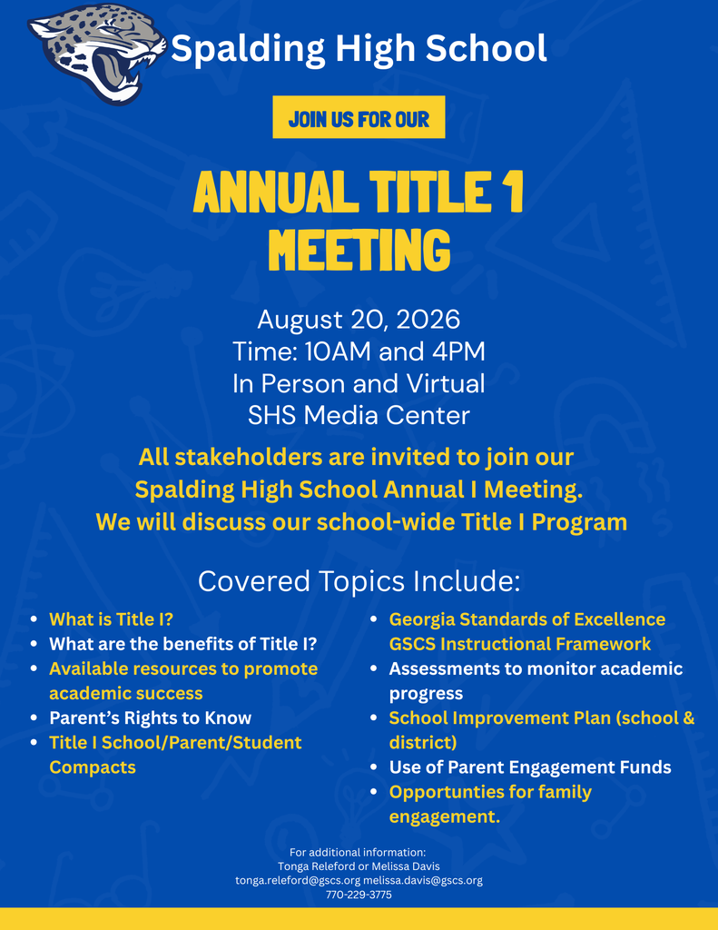 2026 Title 1 Meeting