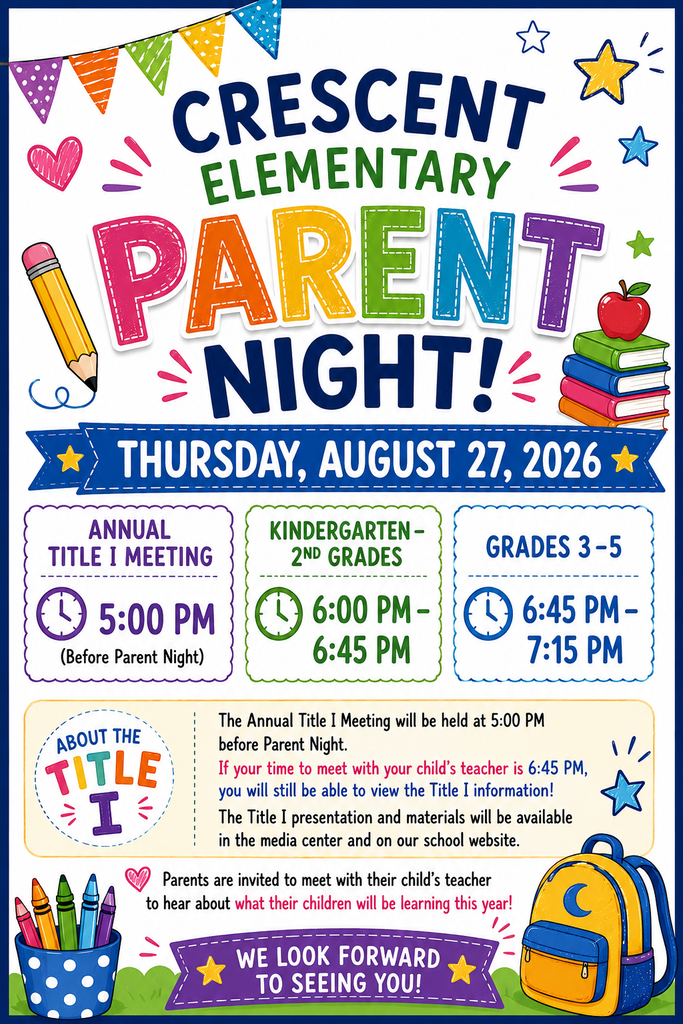 Crescent Parent Night Flyer