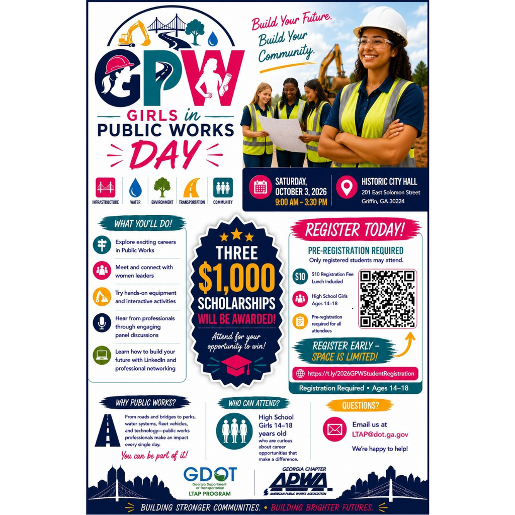 Girls in Public Works Day Event for young ladies age 14-18
