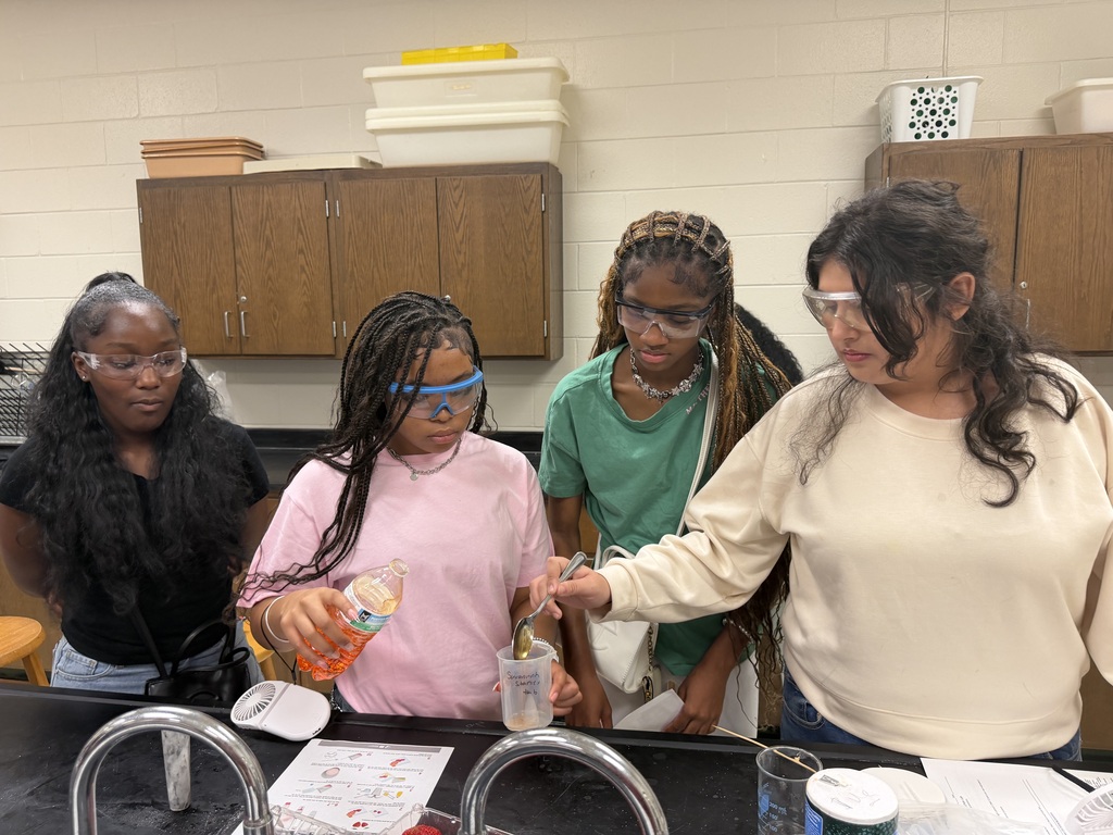 Students introduce a measured amount of reagent