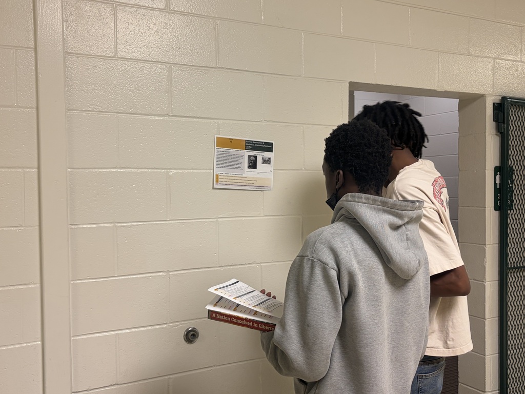 Students complete a station