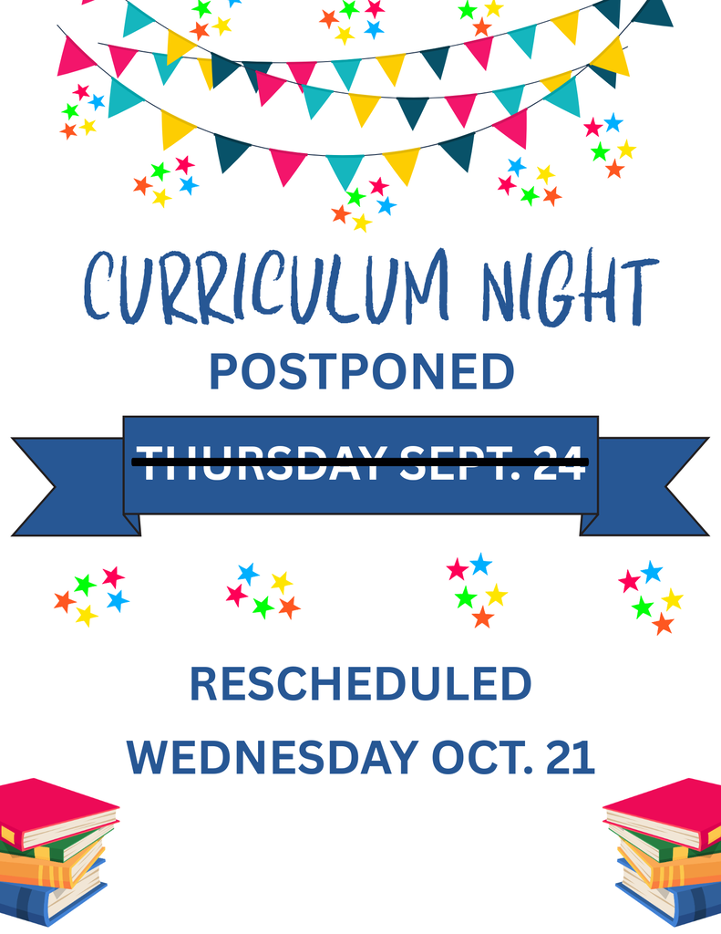 Curriculum Night Cancelled