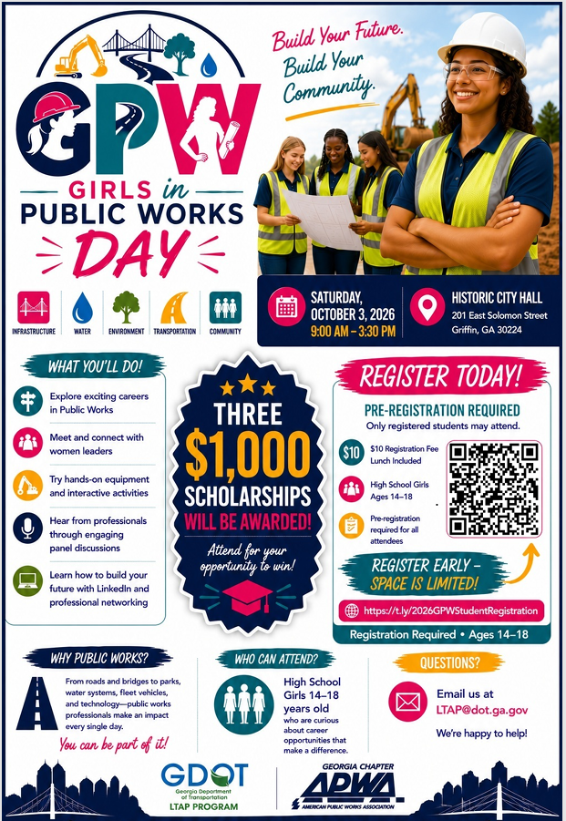 Girls in Public Works Day Flyer