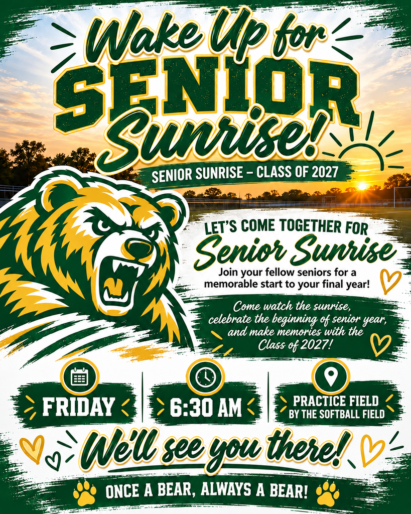 Class of 2027 Senior Sunrise Flyer