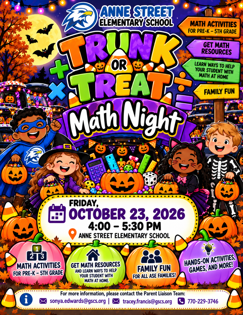 Trunk or Treat Math Night