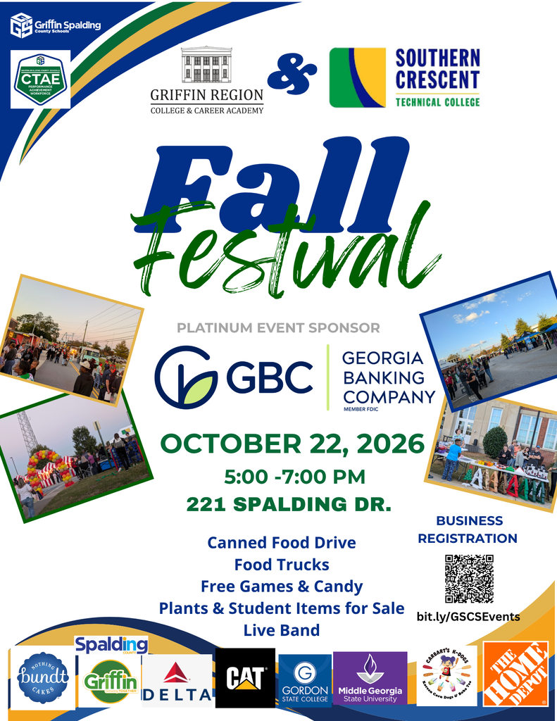 Flyer announcing fall festival October 22, 5-7pm, at 221 Spalding Dr.