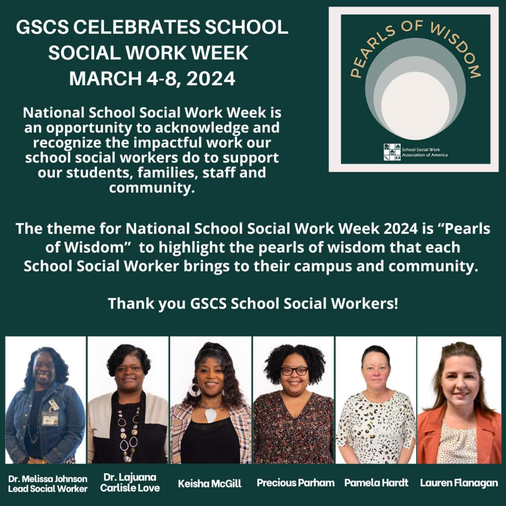 headshots of school social workers