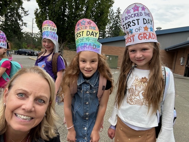 1st Graders on 1st Day of School