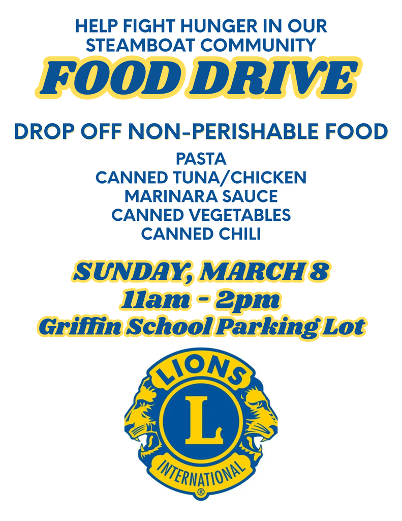 Lion's Club Food Drive