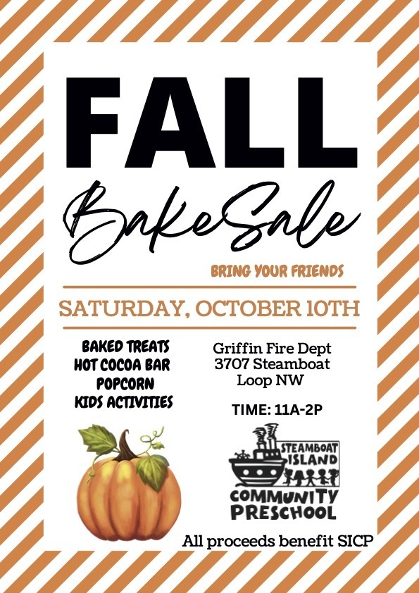 Fall Bake Sale 2026
